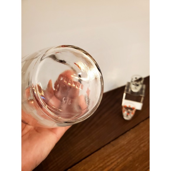 Vintage Verrerie D'Arques France Poker Card Decanter w/3 Shot Glasses - Picture 4 of 16